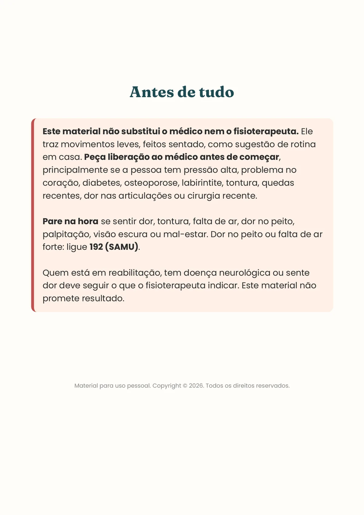 Página real do PDF Movimento na Cadeira: antes de tudo